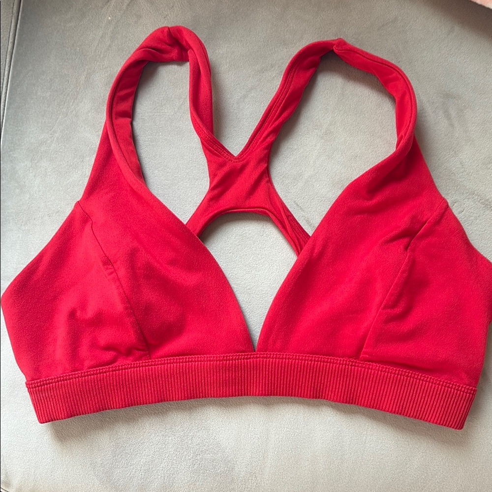 Alo Red Women's Sports Bra